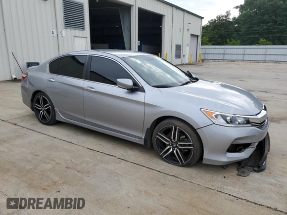 2016 Honda Accord Sport with VIN 1HGCR2F52GA055847, listed as a Copart auction lot 58598835 with 128,928 mi miles and Salvage title. Bid and sale history available at DreamBid. Image 4.