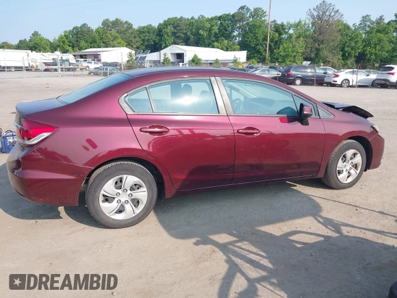 2013 Honda Civic LX z VIN 19XFB2F51DE263355, wystawiony jako IAAI lot #42415164 z przebiegiem 102 748 mil mil oraz . Historia ofert i sprzedaży dostępna na DreamBid. Obrazek 13.