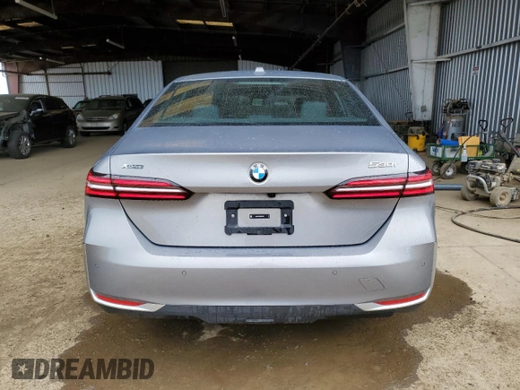 2024 BMW 5 Series 530i xDrive with VIN WBA53FJ02RCS02524, listed as a Copart auction lot 51126535 with 23,055 mi miles and Clean Title. Bid and sale history available at carsss.com. Image 6.