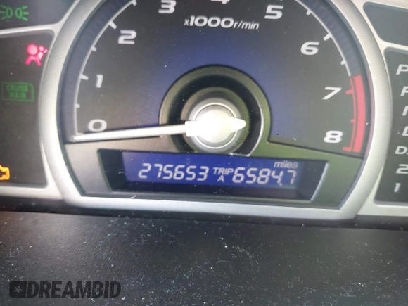 2010 Honda Civic Cpe LX with VIN 2HGFG1B68AH530485, listed as a IAAI auction lot 41907809 with 275,653 mi miles. Bid and sale history available at carsss.com. Image 15.