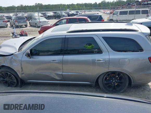 2021 Dodge Durango GT Plus with VIN 1C4RDJDG4MC696715, listed as a IAAI auction lot 42297082 with 52,707 mi miles and . Bid and sale history available at DreamBid. Image 14.