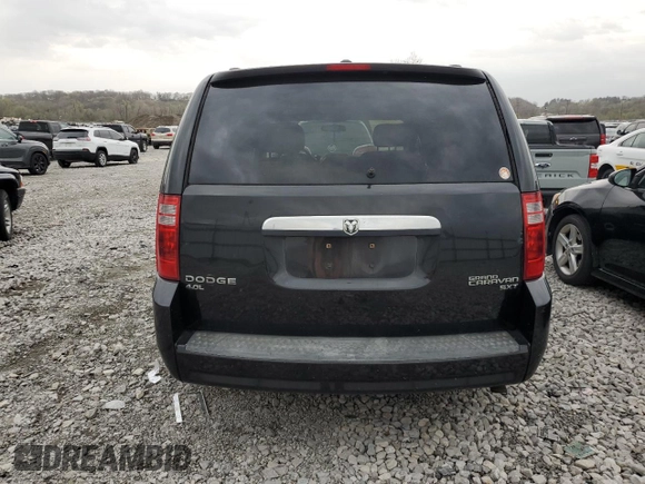 2010 Dodge Grand Caravan SXT with VIN 2D4RN5DX4AR124702, listed as a Copart auction lot 51654365 with 231,910 mi miles and Salvage Title. Bid and sale history available at DreamBid. Image 6.