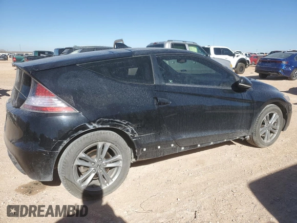 2013 Honda CR-Z with VIN JHMZF1D49DS002427, listed as a Copart auction lot 87719345 with 107,924 mi miles and Salvage title. Bid and sale history available at DreamBid. Image 3.
