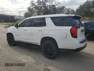 2023 GMC Yukon SLT with VIN 1GKS2BKD3PR278528, listed as a Copart auction lot 74959104 with 19,951 mi miles and Salvage Title. Bid and sale history available at carsss.com. Image 2.
