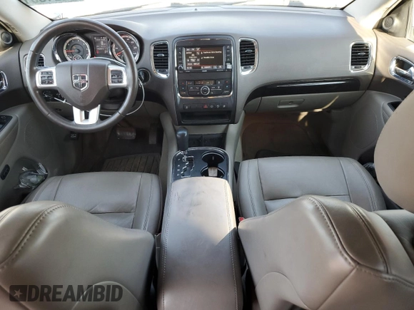 2013 Dodge Durango Crew with VIN 1C4RDHDG3DC596985, listed as a Copart auction lot 62218015 with 296,266 mi miles and Salvage title. Bid and sale history available at DreamBid. Image 8.