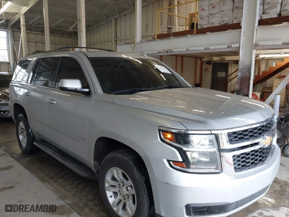 2016 Chevrolet Tahoe LS with VIN 1GNSCAKC7GR443823, listed as a IAAI auction lot 41547259 with 156,286 mi miles. Bid and sale history available at carsss.com. Image 1.