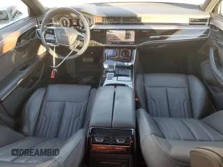 2021 Audi A8 with VIN WAU8DAF84MN018145, listed as a Copart auction lot 86952454 with 33,336 mi miles and Salvage Title. Bid and sale history available at carsss.com. Image 8.