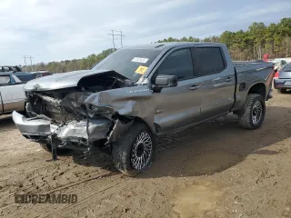2020 Chevrolet Silverado 1500 RST with VIN 3GCPWDED1LG413612, listed as a Copart auction lot 41828455 with Not Provided miles and Salvage Title. Bid and sale history available at DreamBid. Image 1.