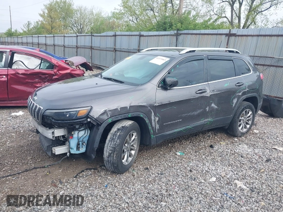 2019 Jeep Cherokee Latitude Plus with VIN 1C4PJMLB7KD182307, listed as a IAAI auction lot 42119065 with 146,718 mi miles and . Bid and sale history available at carsss.com. Image 2.
