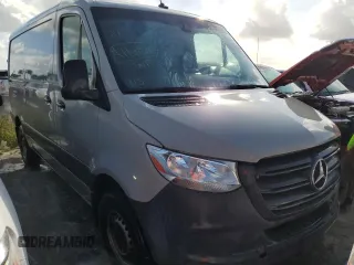 2021 Mercedes-Benz Sprinter Cargo with VIN W1Y70BGY0MT066375, listed as a Copart auction lot 75641534 with Not Provided miles and Salvage Title. Bid and sale history available at carsss.com. Image 4.