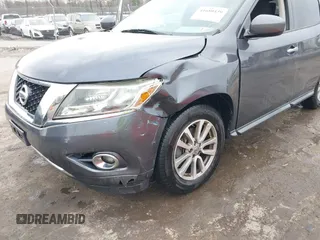 2014 Nissan Pathfinder S with VIN 5N1AR2MM6EC671936, listed as a IAAI auction lot 41680439 with 144,259 mi miles and . Bid and sale history available at DreamBid. Image 6.