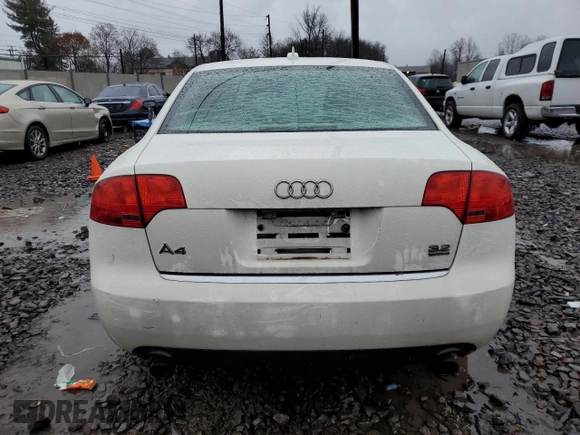 2005 Audi A4 3.2L with VIN WAUDG68EX5A480689, listed as a Copart auction lot 84401384 with 129,019 mi miles and Salvage Title. Bid and sale history available at carsss.com. Image 6.
