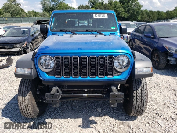 2024 Jeep Gladiator Sport z VIN 1C6JJTAG3RL123552, wystawiony jako Copart lot #62649885 z przebiegiem 4 304 mil mil oraz Szkoda całkowita • Salvage title. Historia ofert i sprzedaży dostępna na DreamBid. Obrazek 5.