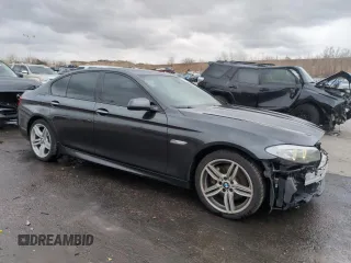 2013 BMW 5 Series 535i xDrive with VIN WBAFU7C50DDU69700, listed as a Copart auction lot 50922905 with 151,179 mi miles and Salvage Title. Bid and sale history available at carsss.com. Image 4.