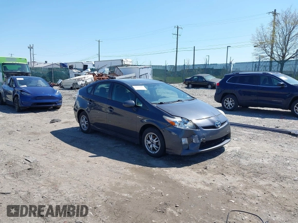 2011 Toyota Prius I with VIN JTDKN3DUXB1412190, listed as a IAAI auction lot 42019355 with 249,357 mi miles and . Bid and sale history available at DreamBid. Image 1.