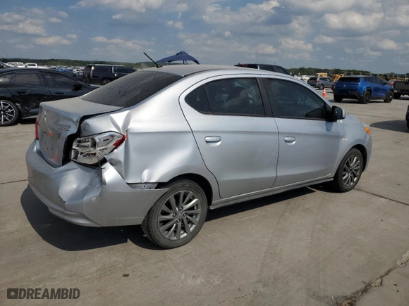 2019 Mitsubishi Mirage G4 ES with VIN ML32F3FJ0KHF16622, listed as a Copart auction lot 61160784 with 115,490 mi miles and Salvage Title. Bid and sale history available at carsss.com. Image 3.