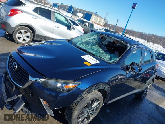 2017 Mazda CX-3 Touring with VIN JM1DKFC75H0157610, listed as a IAAI auction lot 41326591 with 51,291 mi miles. Bid and sale history available at carsss.com. Image 6.