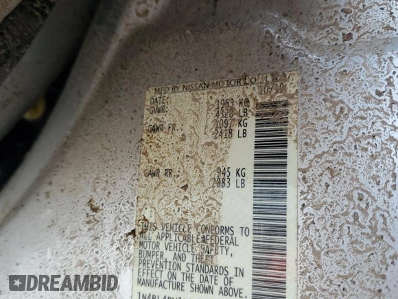 2020 Nissan Altima S with VIN 1N4BL4BV1LC177519, listed as a Copart auction lot 54214815 with Not provided miles and Non repairable. Bid and sale history available at DreamBid. Image 12.