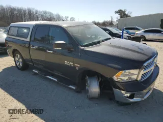 2015 Ram 1500 Big Horn with VIN 1C6RR6GT6FS613566, listed as a Copart auction lot 48373025 with 101,708 mi miles and Salvage Title. Bid and sale history available at carsss.com. Image 4.