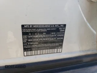 2010 Mercedes-Benz GL-Class GL 450 with VIN 4JGBF7BE8AA595373, listed as a Copart auction lot 73852304 with 211,033 mi miles and Salvage Title. Bid and sale history available at carsss.com. Image 13.