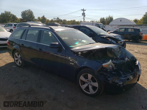 2006 BMW 5 Series 530xi with VIN WBANN73546CN02635, listed as a Copart auction lot 75510184 with Not Provided miles and Salvage Title. Bid and sale history available at DreamBid. Image 4.