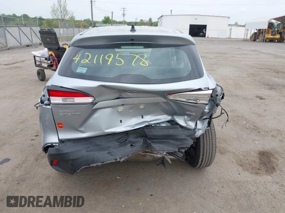 2023 Toyota Corolla Cross L with VIN 7MUAAABG4PV063424, listed as a IAAI auction lot 42119578 with 14,743 mi miles and . Bid and sale history available at DreamBid. Image 17.