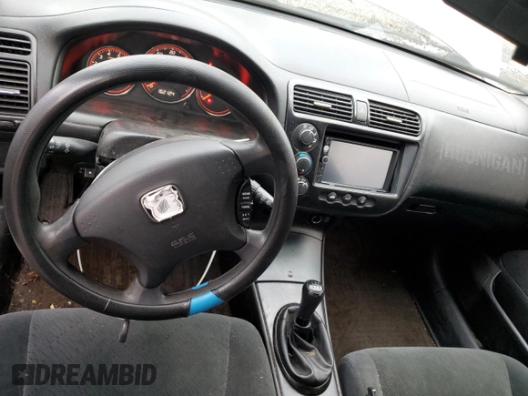2005 Honda Civic LX with VIN 1HGEM215X5L062688, listed as a Copart auction lot 78461154 with 162,124 mi miles and Salvage Title. Bid and sale history available at DreamBid. Image 8.