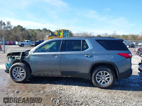 2021 Chevrolet Traverse LT Cloth with VIN 1GNERGKW9MJ210996, listed as a IAAI auction lot 41439953 with 52,099 mi miles. Bid and sale history available at carsss.com. Image 15.
