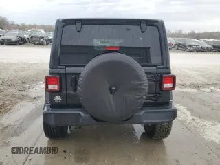 2021 Jeep Wrangler Unlimited Willys with VIN 1C4HJXDN3MW751207, listed as a Copart auction lot 50425805 with 35,383 mi miles and Salvage Title. Bid and sale history available at DreamBid. Image 6.