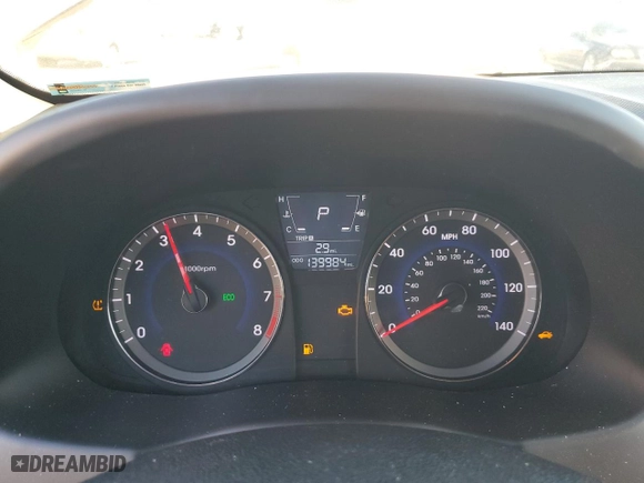 2014 Hyundai Accent GS with VIN KMHCT5AE1EU157401, listed as a Copart auction lot 87669115 with 139,984 mi miles and Salvage Title. Bid and sale history available at carsss.com. Image 9.