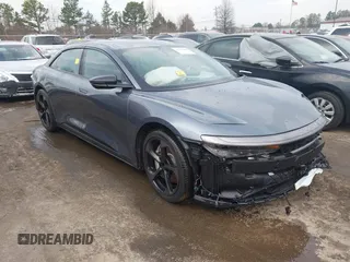2024 Lucid Air Touring with VIN 50EA1TEA4RA004799, listed as a IAAI auction lot 41651768 with 7,779 mi miles. Bid and sale history available at carsss.com. Image 1.