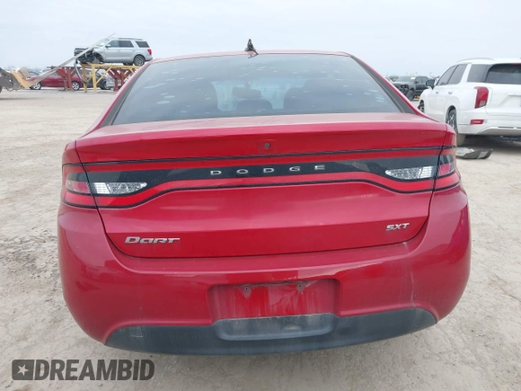 2013 Dodge Dart SXT with VIN 1C3CDFBA6DD330867, listed as a IAAI auction lot 41623153 with 158,826 mi miles and . Bid and sale history available at carsss.com. Image 16.