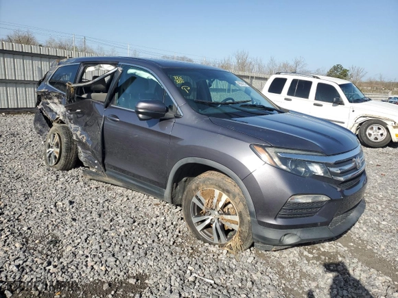 2018 Honda Pilot EX-L with VIN 5FNYF5H53JB028070, listed as a Copart auction lot 49084185 with 101,152 mi miles and Salvage Title. Bid and sale history available at carsss.com. Image 4.
