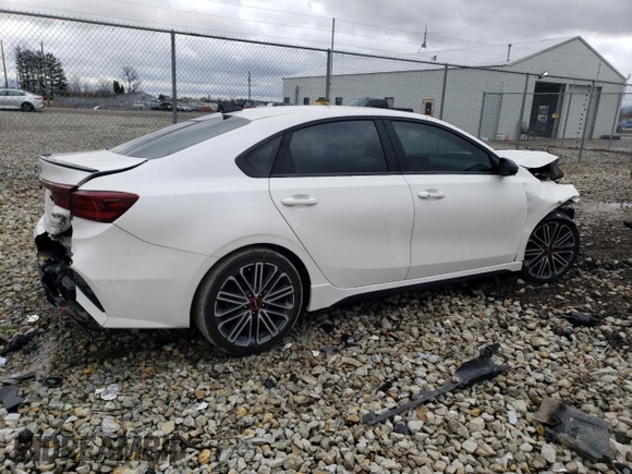 2023 Kia Forte GT with VIN 3KPF44AC4PE592342, listed as a Copart auction lot 47806575 with 35,035 mi miles and Salvage Title. Bid and sale history available at carsss.com. Image 3.