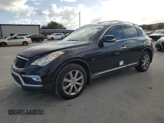 2017 Infiniti QX50 with VIN JN1BJ0RP7HM386591, listed as a Copart auction lot 77213804 with 0 mi miles and Salvage Title. Bid and sale history available at carsss.com. Image 1.