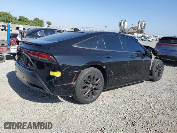 2022 Toyota Mirai XLE z VIN JTDAAAAA8NA005544, wystawiony jako Copart lot #57906775 z przebiegiem 32 875 mil mil oraz Szkoda całkowita • Salvage title. Historia ofert i sprzedaży dostępna na DreamBid. Obrazek 3.