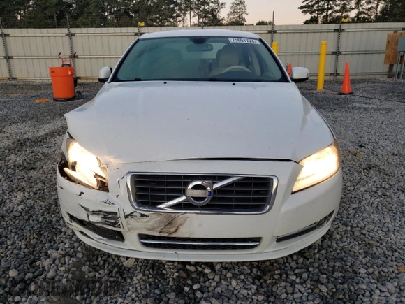 2010 Volvo S80 I6 with VIN YV1982AS5A1116957, listed as a Copart auction lot 75601724 with 118,129 mi miles and Salvage Title. Bid and sale history available at carsss.com. Image 5.