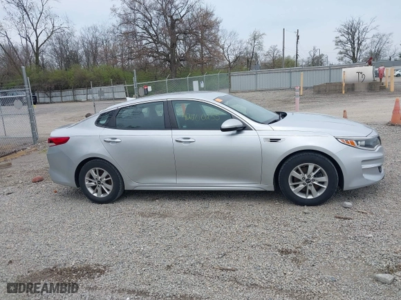 2018 Kia Optima LX with VIN 5XXGT4L38JG179861, listed as a IAAI auction lot 42000255 with 87,530 mi miles. Bid and sale history available at carsss.com. Image 13.