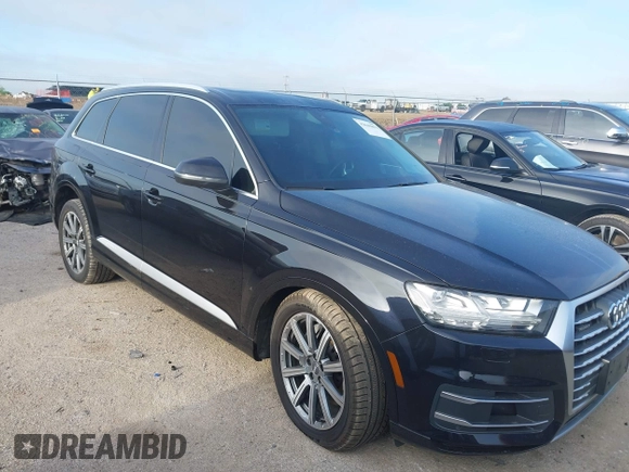2018 Audi Q7 Premium Plus z VIN WA1LAAF75JD054810, wystawiony jako IAAI lot #42049892 z przebiegiem 43 297 mil mil oraz . Historia ofert i sprzedaży dostępna na DreamBid. Obrazek 1.