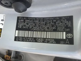 2011 Toyota Prius I with VIN JTDKN3DU0B1386652, listed as a Copart auction lot 52522215 with 392,275 mi miles and Clean Title. Bid and sale history available at carsss.com. Image 12.