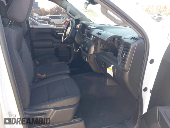 2022 Chevrolet Silverado 1500 Custom with VIN 1GCPDBEK2NZ627732, listed as a IAAI auction lot 41718968 with 1 mi miles. Bid and sale history available at carsss.com. Image 5.