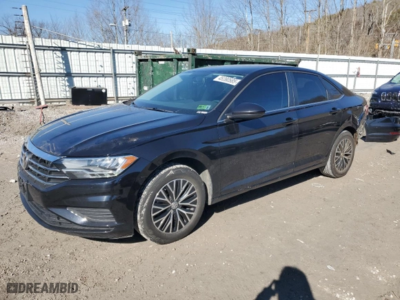 2021 Volkswagen Jetta S with VIN 3VWC57BU2MM101483, listed as a Copart auction lot 45390585 with 148,392 mi miles and Salvage Title. Bid and sale history available at carsss.com. Image 1.