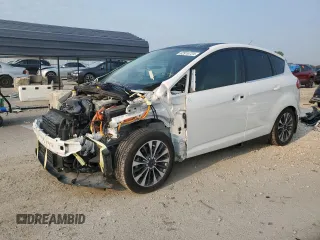 2017 Ford C-Max Energi Titanium with VIN 1FADP5FU3HL100162, listed as a Copart auction lot 62910724 with 68,736 mi miles and Salvage Title. Bid and sale history available at carsss.com. Image 1.