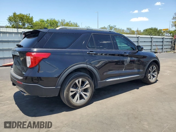 2020 Ford Explorer Platinum z VIN 1FM5K8HC5LGA11113, wystawiony jako Copart lot #57035265 z przebiegiem 52 232 mil mil oraz Szkoda całkowita • Salvage title. Historia ofert i sprzedaży dostępna na DreamBid. Obrazek 3.