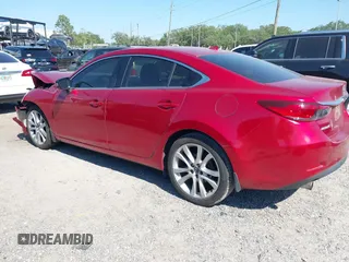 2016 Mazda Mazda6 i Touring with VIN JM1GJ1V5XG1420598, listed as a IAAI auction lot 42054889 with 90,556 mi miles. Bid and sale history available at carsss.com. Image 3.