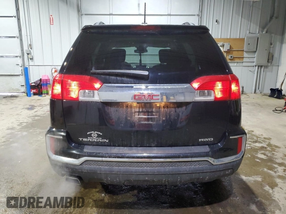 2017 GMC Terrain SLT with VIN 2GKFLUEK4H6310694, listed as a Copart auction lot 46042645 with 106,840 mi miles and Salvage Title. Bid and sale history available at DreamBid. Image 6.
