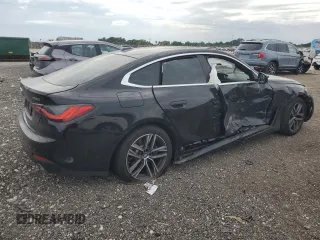 2024 BMW 4 Series 430i with VIN WBA63AV03RFT45630, listed as a Copart auction lot 81038254 with 8,134 mi miles and Salvage Title. Bid and sale history available at carsss.com. Image 3.