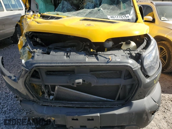 2021 Ford Transit Cargo with VIN 1FTBR1X8XMKA35445, listed as a Copart auction lot 46177815 with Not Provided miles and Salvage Title. Bid and sale history available at DreamBid. Image 12.