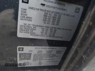 2021 Chevrolet Silverado 1500 LT z VIN 1GCUYDET1MZ294871, wystawiony jako IAAI lot #41968489 z przebiegiem 90 733 mil mil oraz . Historia ofert i sprzedaży dostępna na DreamBid. Obrazek 9.