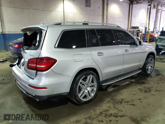 2017 Mercedes-Benz GLS with VIN 4JGDF6EE3HA793223, listed as a Copart auction lot 44849335 with 95,952 mi miles and Clean Title. Bid and sale history available at carsss.com. Image 3.